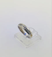14K White Gold Diamond Ring band